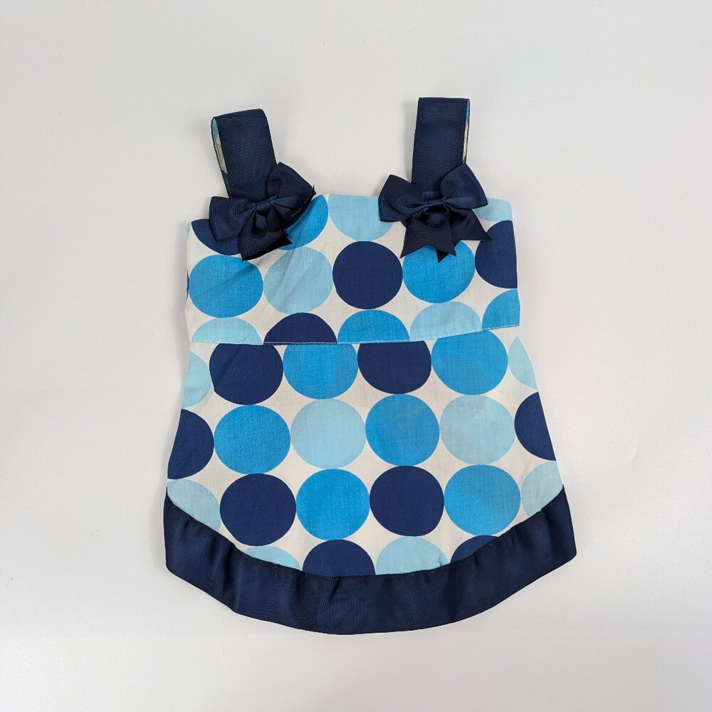 Boots & Barkley Blue Polka Dot Sundress for Dogs